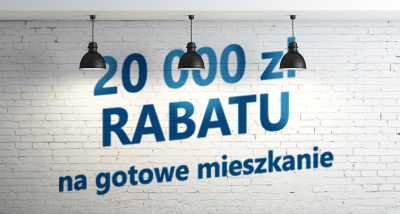 20 000 zł rabatu na ostatnie gotowe mieszkania