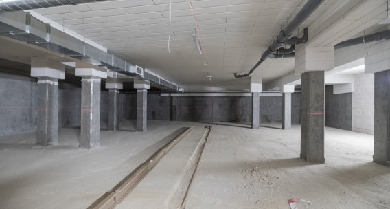 Zawieszenie wiechy na osiedlu Robinia