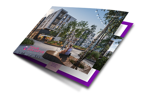 Folder reklamowy osiedla Nowe Południe